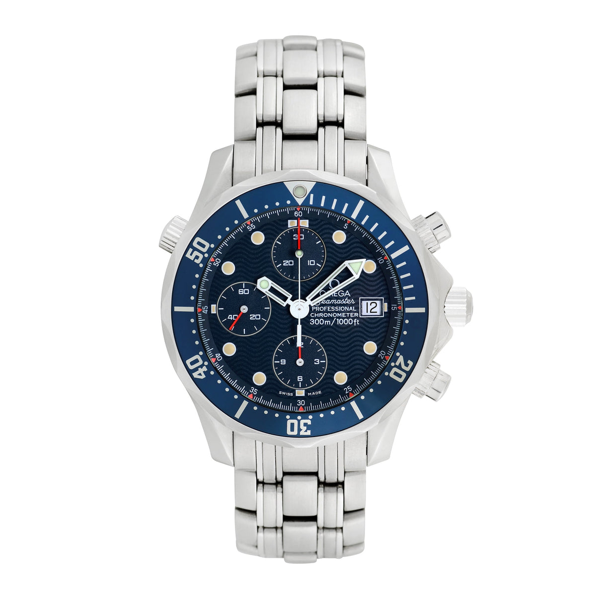 Pre-Owned Omega Men's Seamaster 41mm Stainless Steel Wristwatch