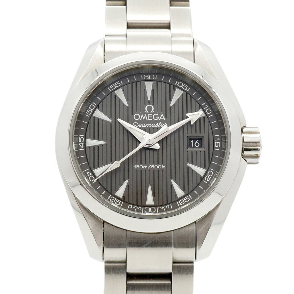 Pre-Owned Omega Seamaster Aqua Terra 231.10.30.60.06.001 Gray Dial Women's Watch