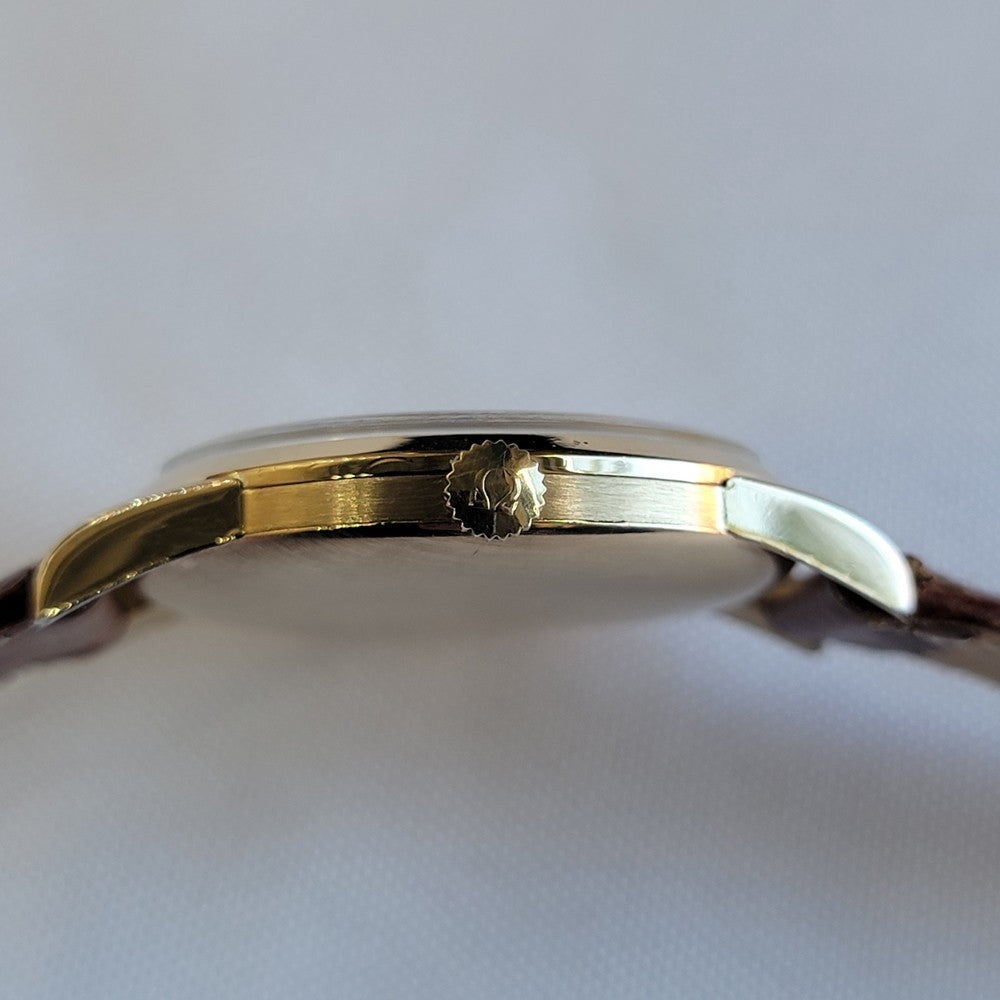 Pre-Owned Omega Ref 2497-2 80 Micron Gold Capped Mens 1940s 35mm Vintage Manual Wind RA702