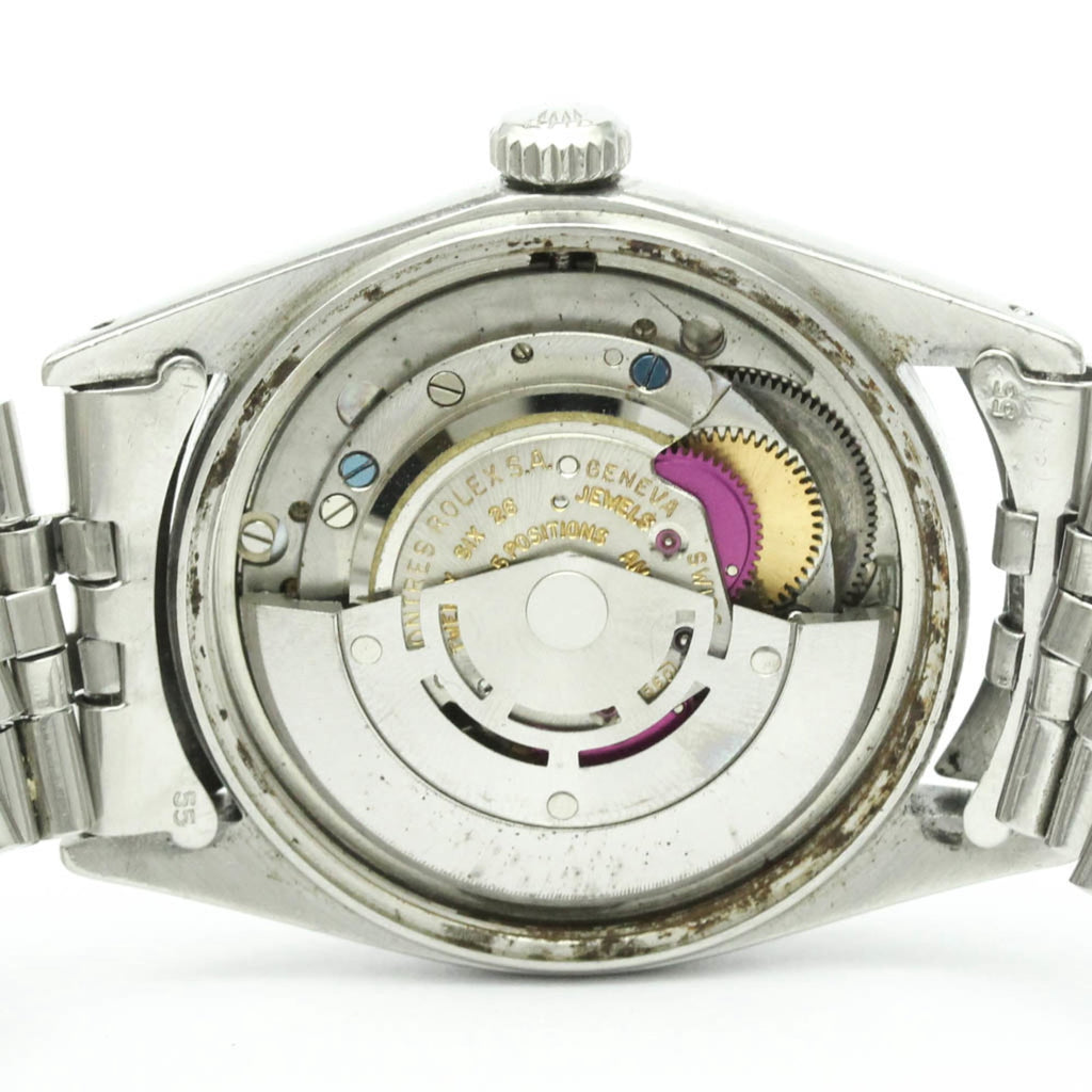 Pre-Owned ROLEX Datejust 1603 Stainless Steel Automatic Mens Watch Vintage