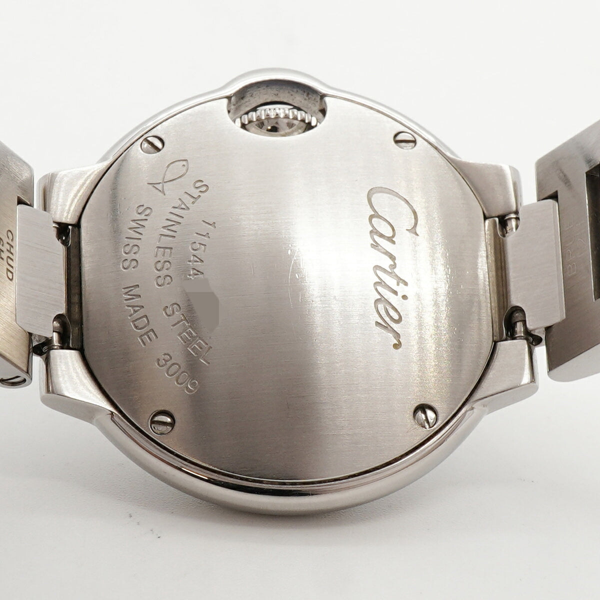 Pre-Owned Cartier Ballon Bleu SM W69010Z4 Silver Dial Women's Watch