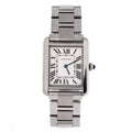 Pre-Owned Tank Solo Quartz Watch Stainless Steel 24 By Rebag
