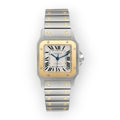 Pre-Owned Cartier Santos Galbee XL W20099C4 Steel Yellow Gold Mens Watch