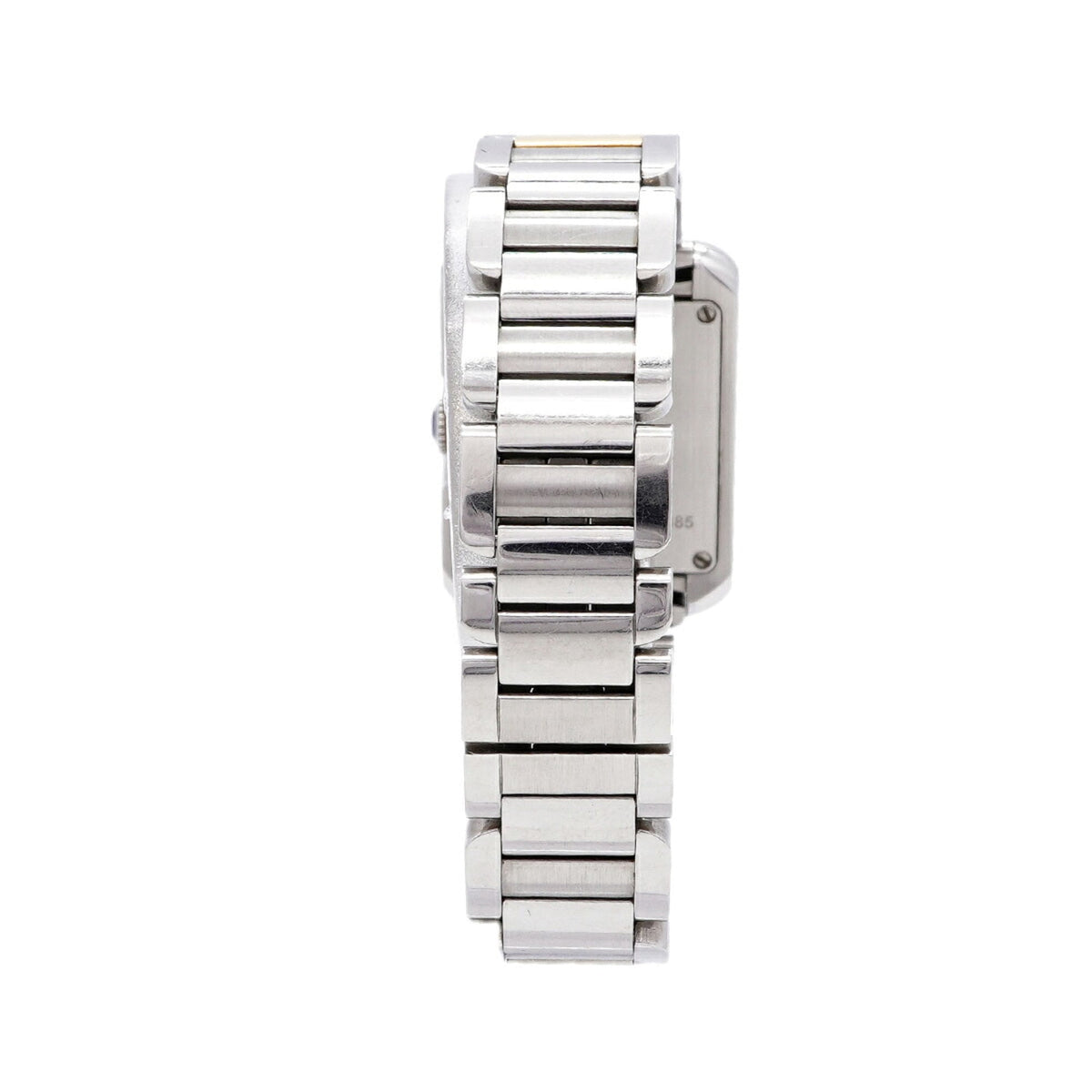 Pre-Owned Cartier Tank Anglaise SM W5310036 Silver Dial Women's Watch