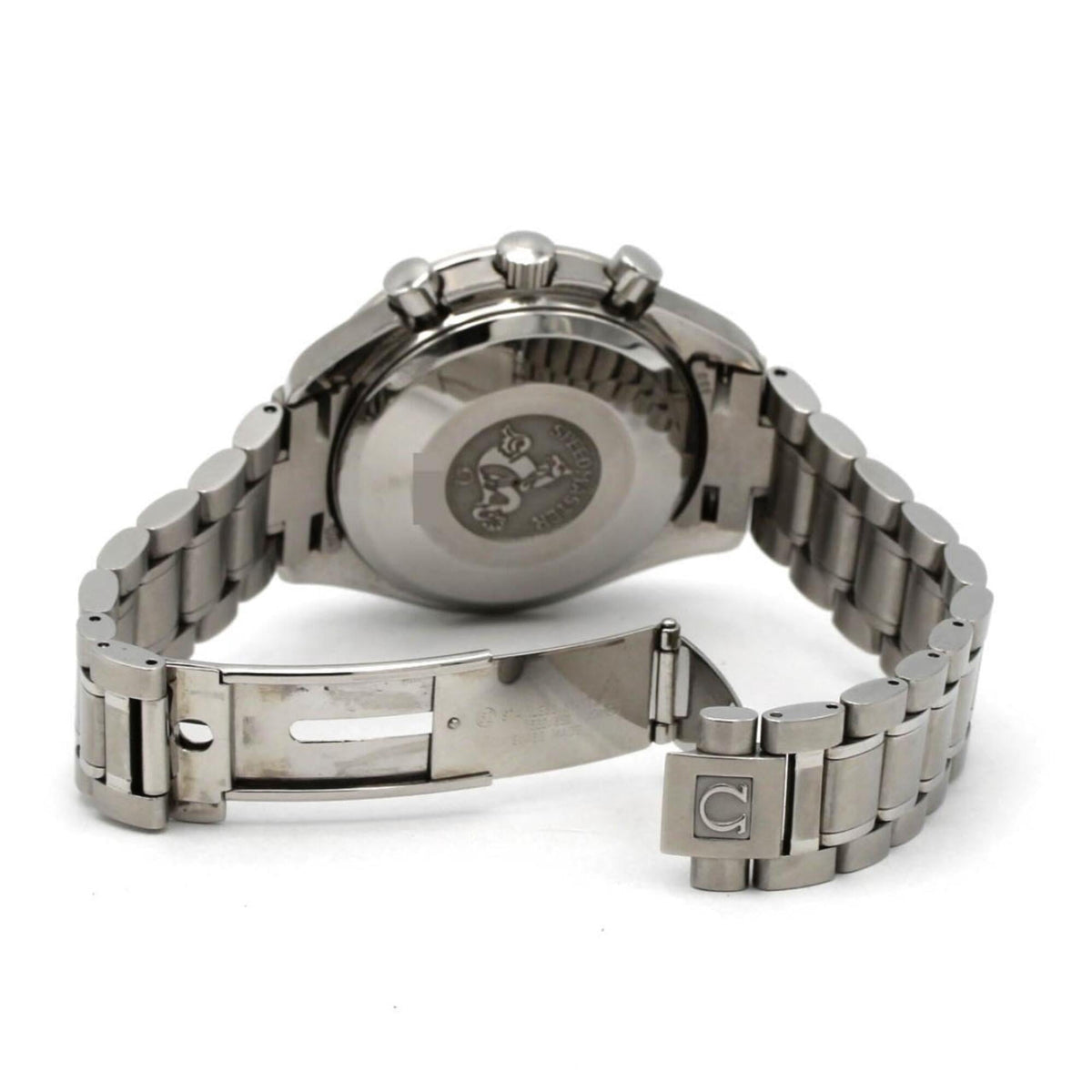 Pre-Owned Omega Speedmaster Date 3513.50 Stainless Steel Automatic Watch