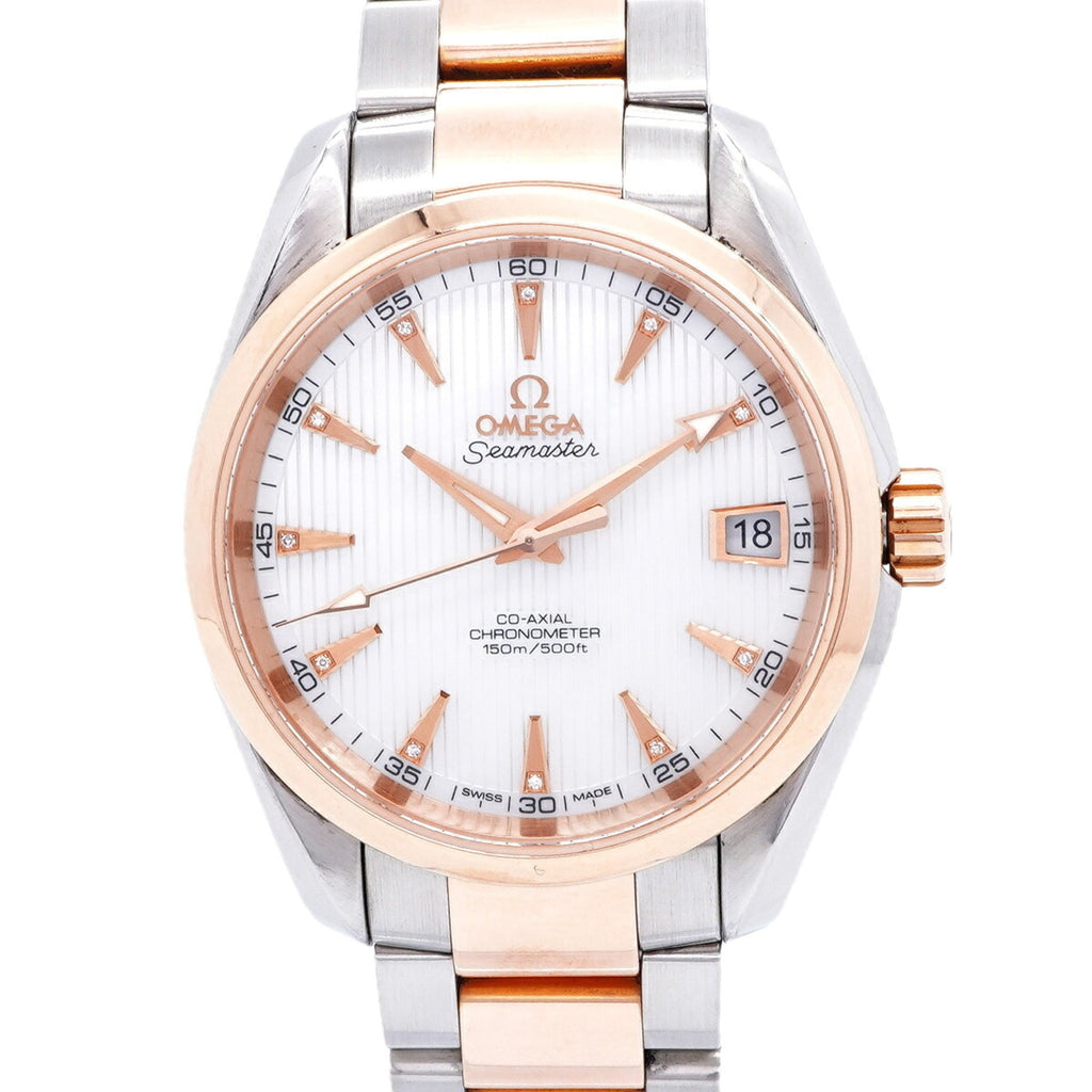 Pre-Owned Omega Seamaster Aqua Terra 231.20.39.21.55.001 White Dial Men's Watch