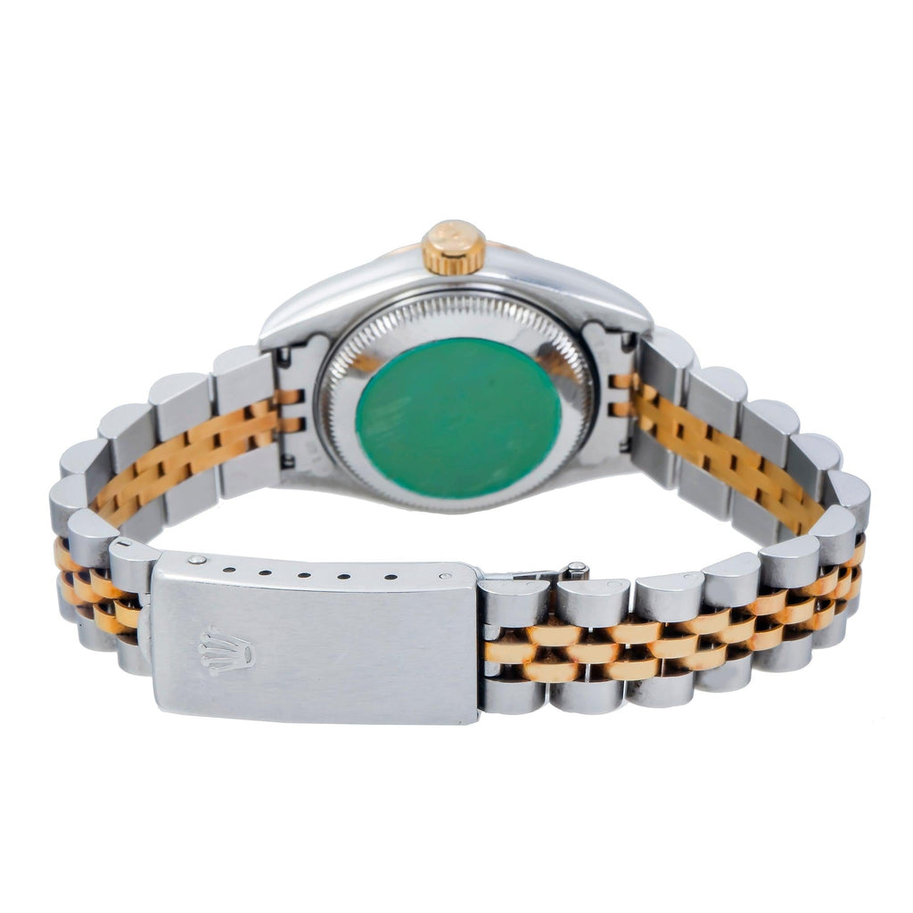 Pre-Owned Rolex Datejust 26MM 6917 Champagne Dial Fluted Bezel Two Tone Yellow Gold Jubilee Bracelet