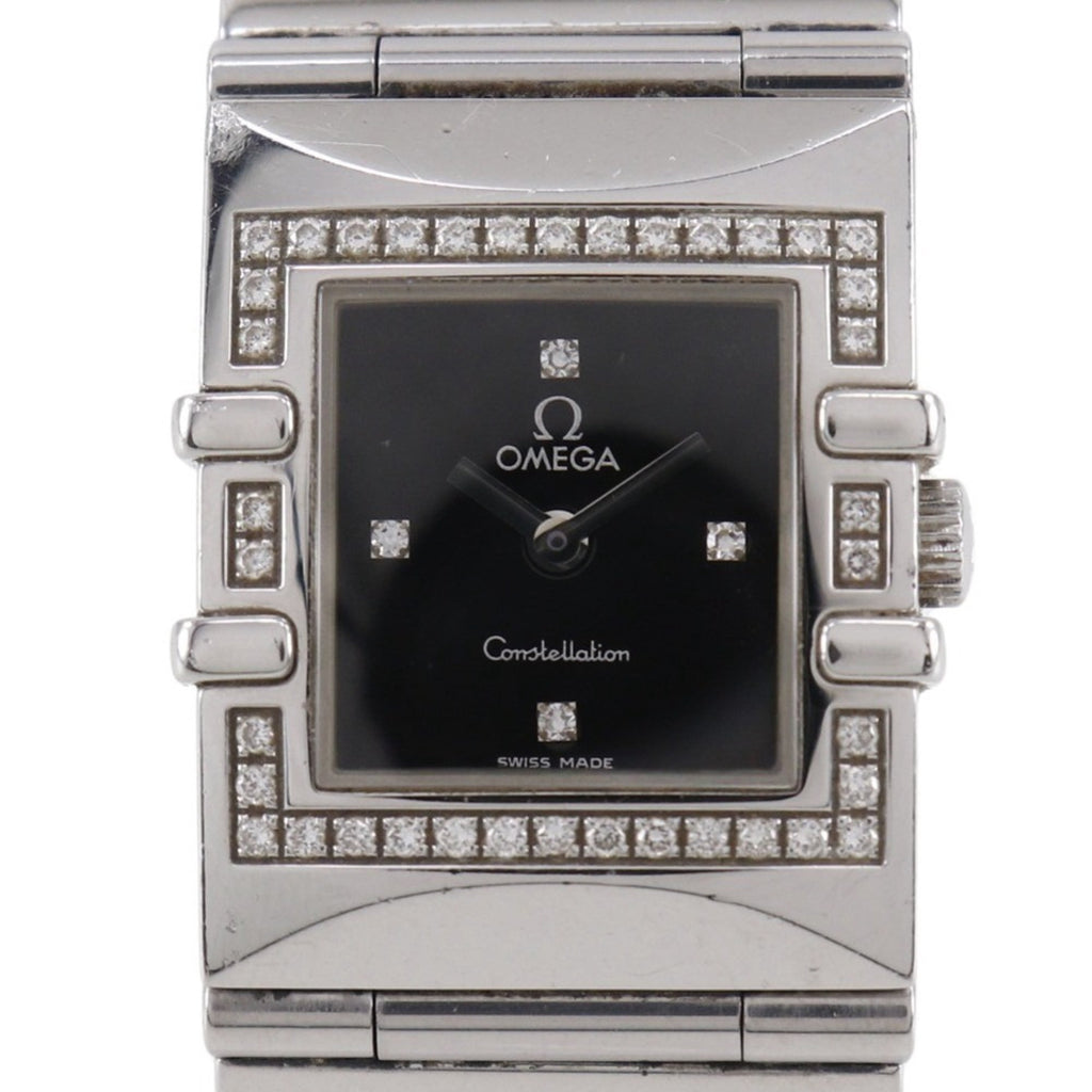 Pre-Owned OMEGA Constellation Carree Watch, cal. 1376 1528.46, stainless steel with... (Fair)