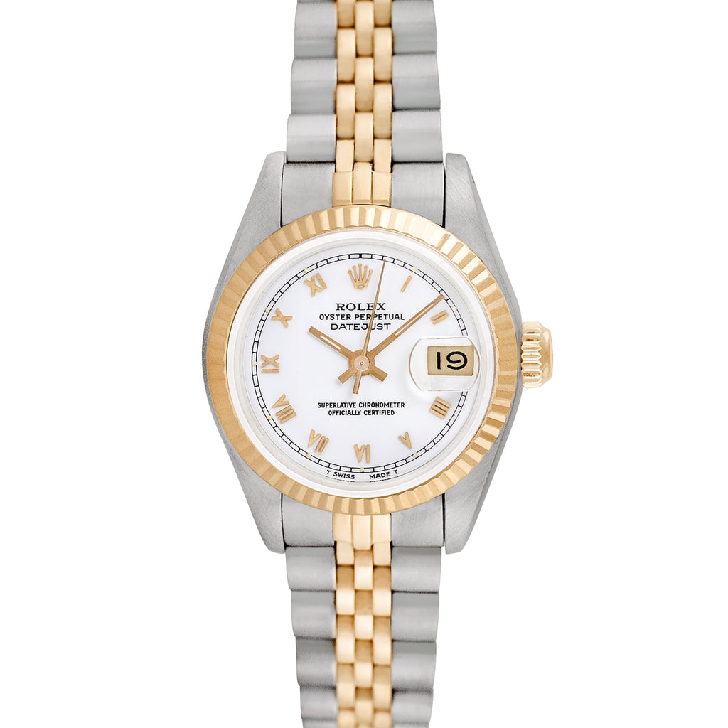 Pre-Owned Rolex Ladies Datejust 26mm Stainless Steel and Yellow Gold Jubilee Wristwatch