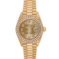 Pre-Owned Rolex Ladies President 26mm 18K Yellow Gold President Wristwatch