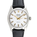 Pre-Owned Rolex Men's Airking 34mm Generic black leather Wristwatch