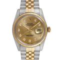 Pre-Owned Rolex Men's Datejust 36mm Stainless Steel and 18K Yellow Gold Jubilee Wristwatch