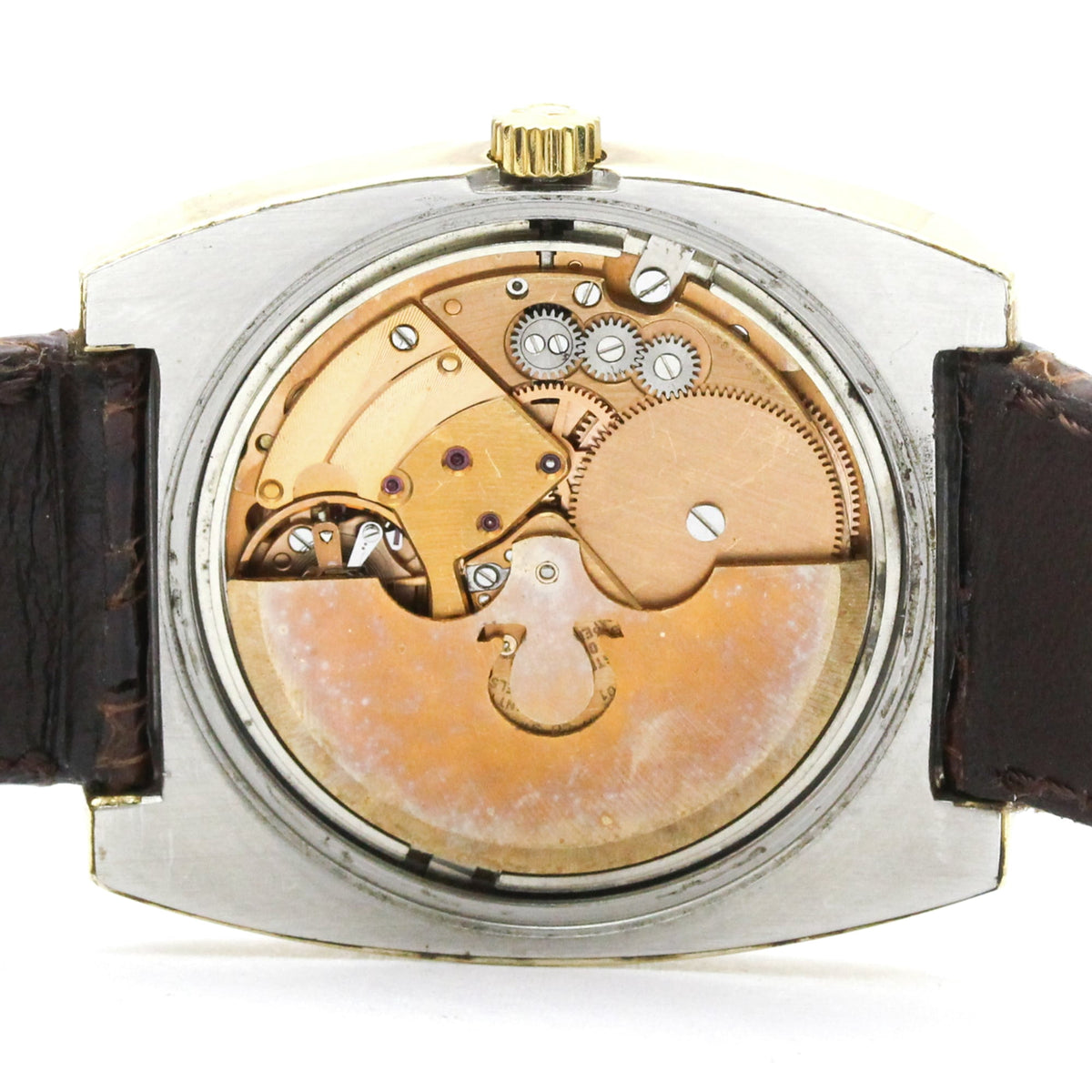 Pre-Owned OMEGA Constellation Cal 1001 Gold Plated Automatic Mens Watch 166.063 Vintage