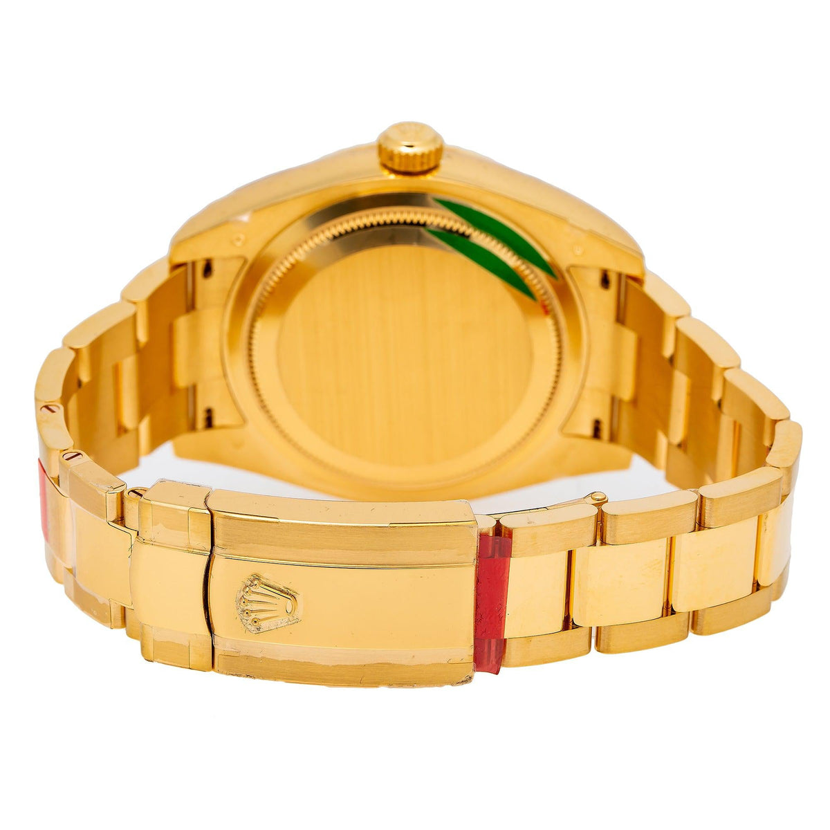 Pre-Owned Rolex Sky-Dweller 42MM 326938 White Dial Fluted Bezel 18K Yellow Gold Oyster Bracelet
