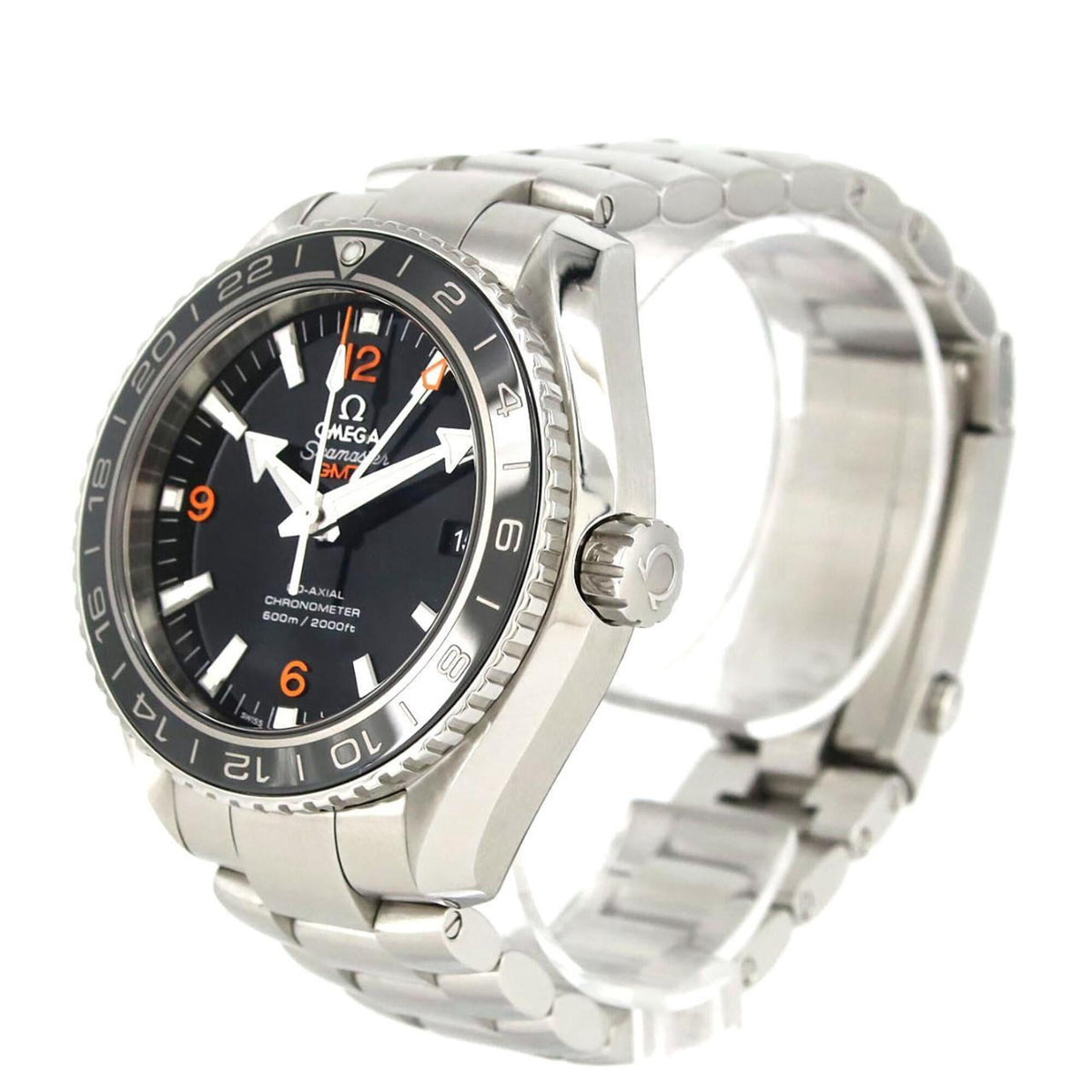 Pre-Owned Omega Planet Ocean GMT 232.30.44.22.01.002 Stainless Steel Automatic Watch
