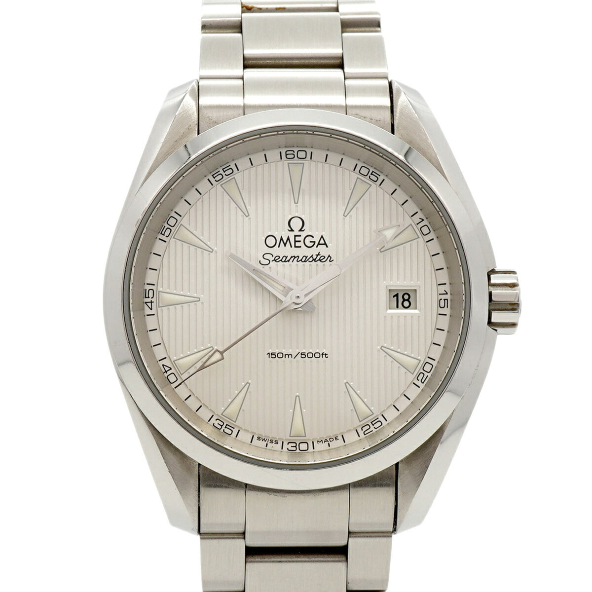 Pre-Owned Omega Seamaster Aqua Terra 231.10.39.60.02.001 Silver Dial Men's Watch