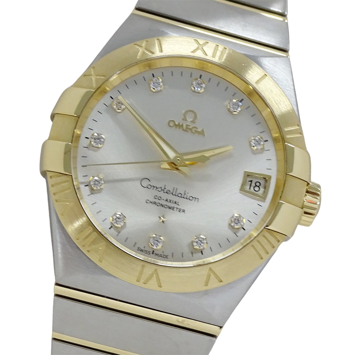 Pre-Owned Omega Constellation 123.20.38.21.52.002 Men's Watch, Brand Name, 11P Diamonds,...