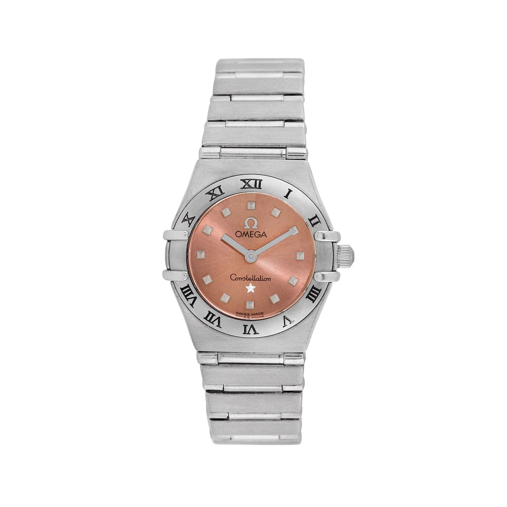 Pre-Owned Omega Women's Constellation Mini 22.5mm Stainless Steel Wristwatch
