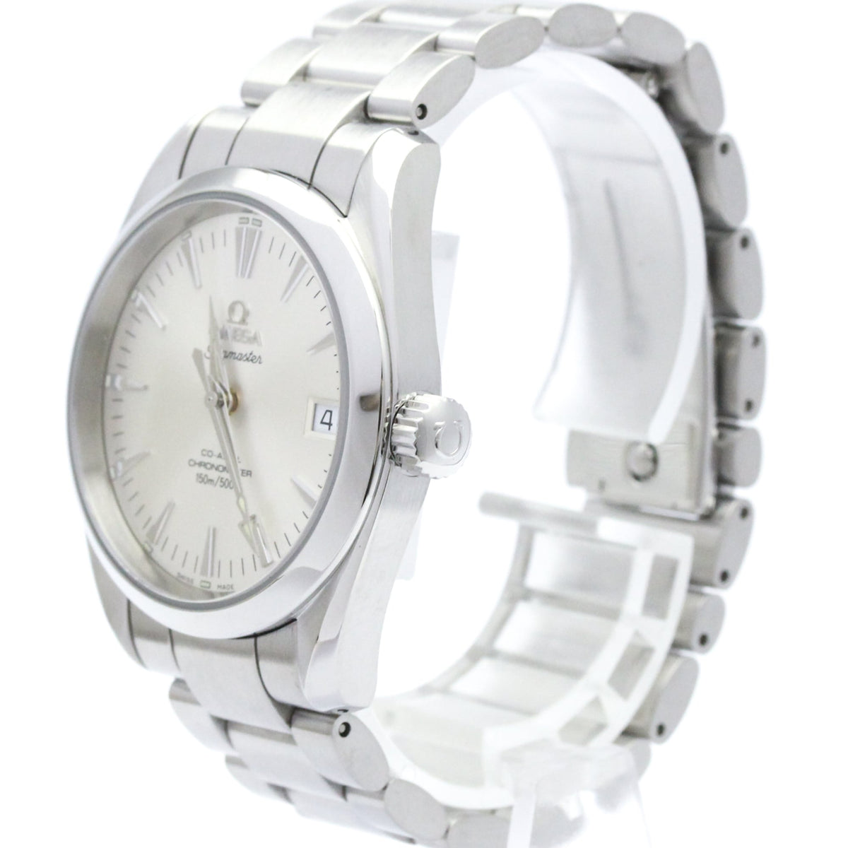 Pre-Owned OMEGA Seamaster Aqua Terra Co-axial Automatic Watch 2504.30 Polished