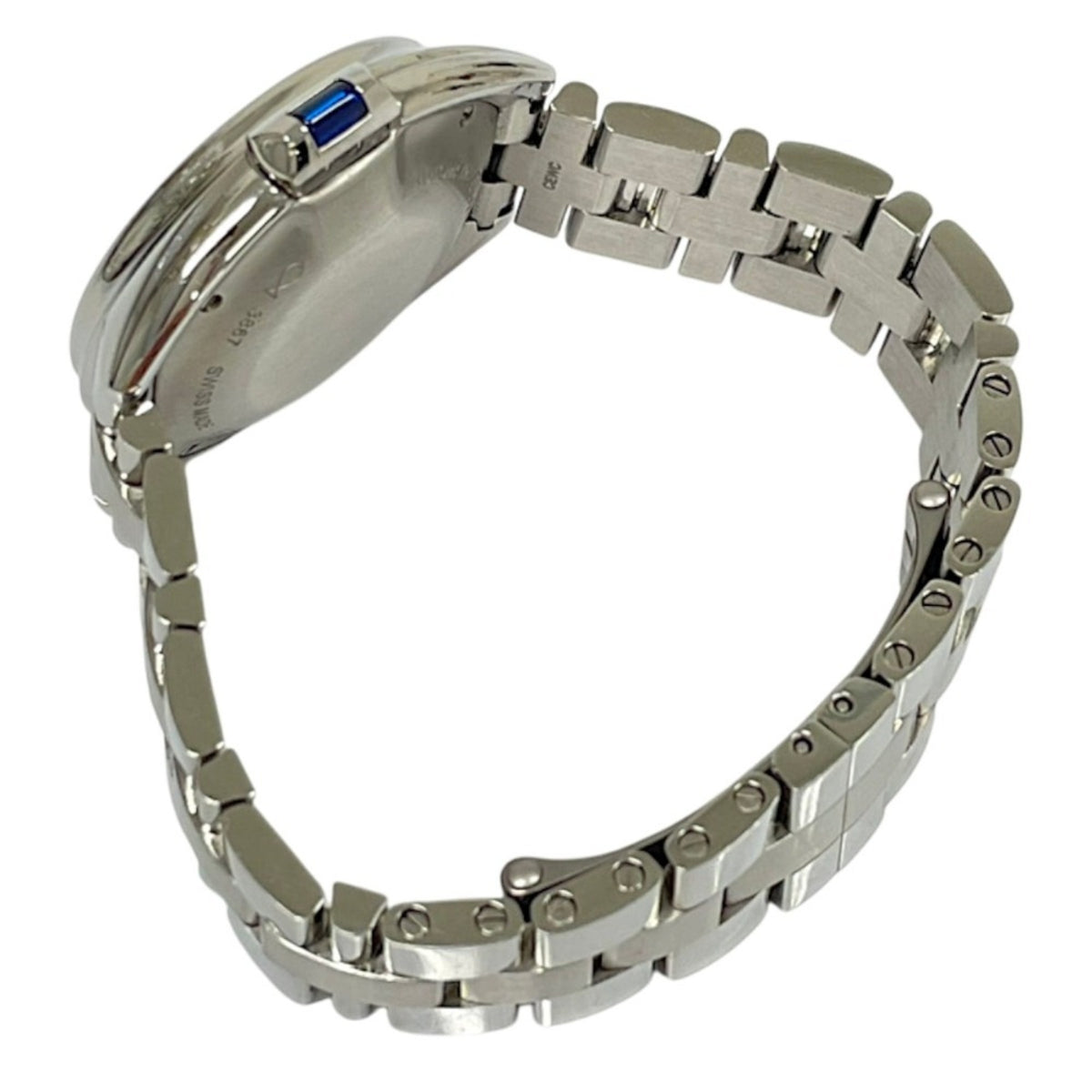 Pre-Owned Cartier Clé de Automatic Watch WSCL0005 Silver Color Women's