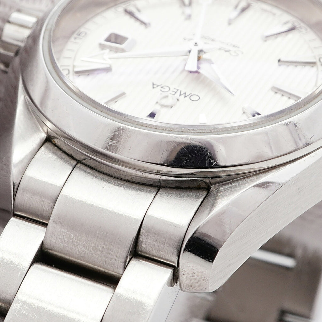 Pre-Owned Omega Seamaster Aqua Terra 231.10.30.61.02.001 Silver Dial Women's Watch