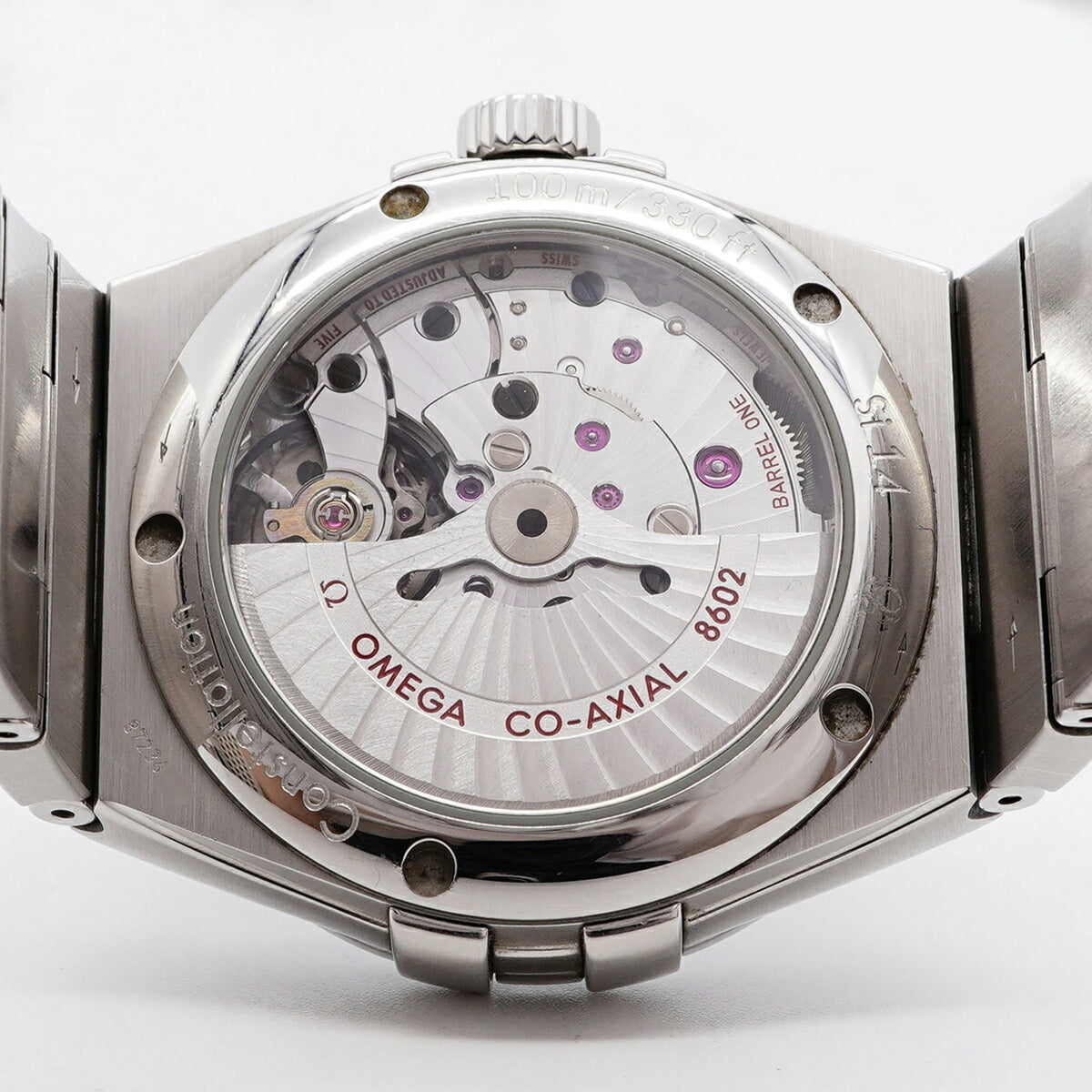 Pre-Owned Omega Constellation Co-Axial Day-Date 123.10.38.22.01.001 Black Dial Men's Watch