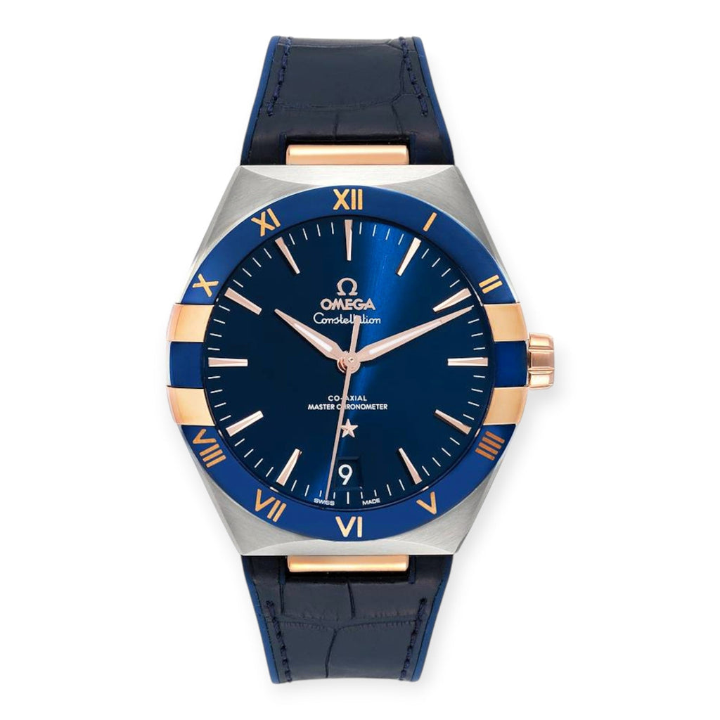 Pre-Owned Omega Constellation 41mm 131.23.41.21.03.001 Steel Rose Gold Mens Watch