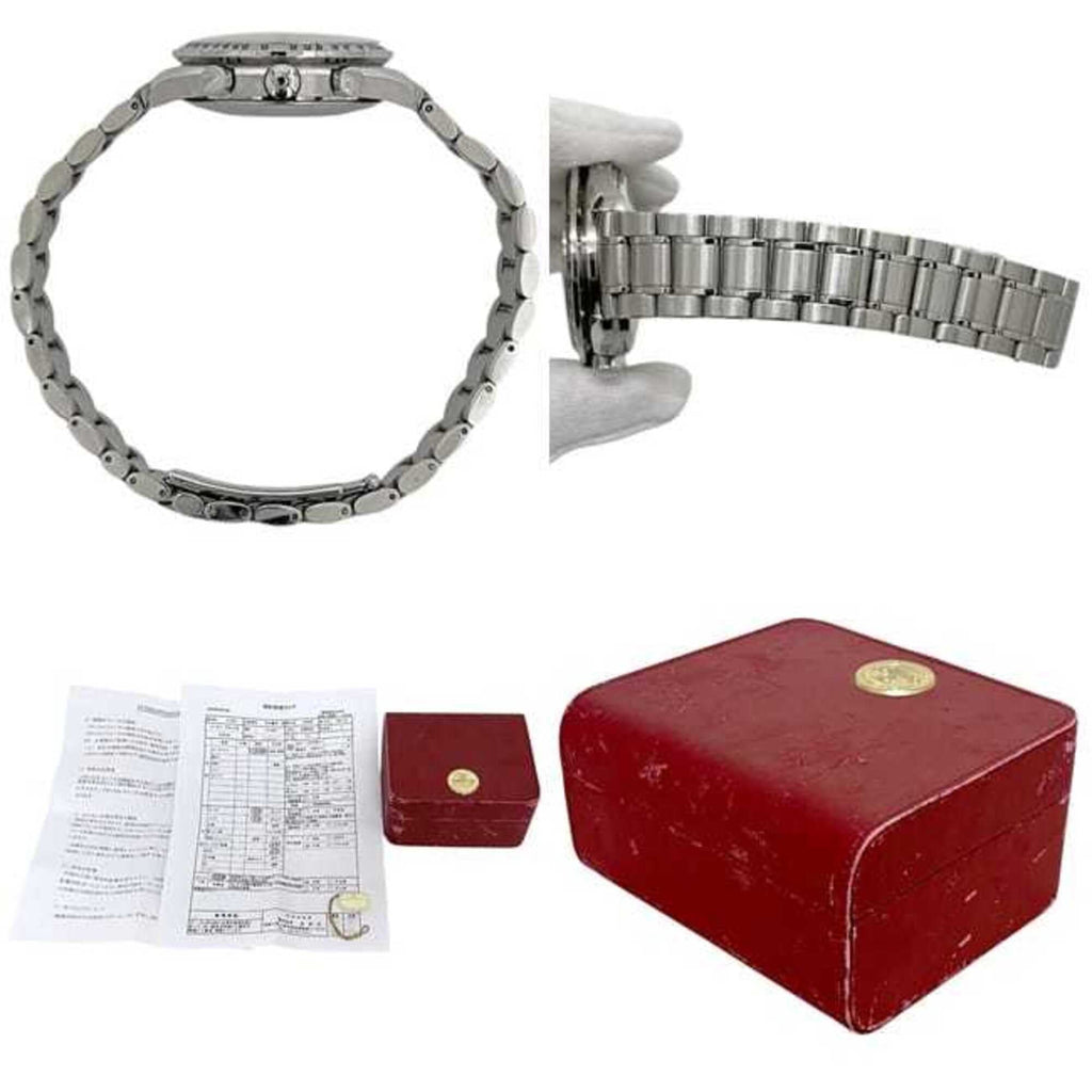 Pre-Owned Omega Speedmaster Triple Calendar Watch, Cream White Silver, 3523.30, Chronograph,...