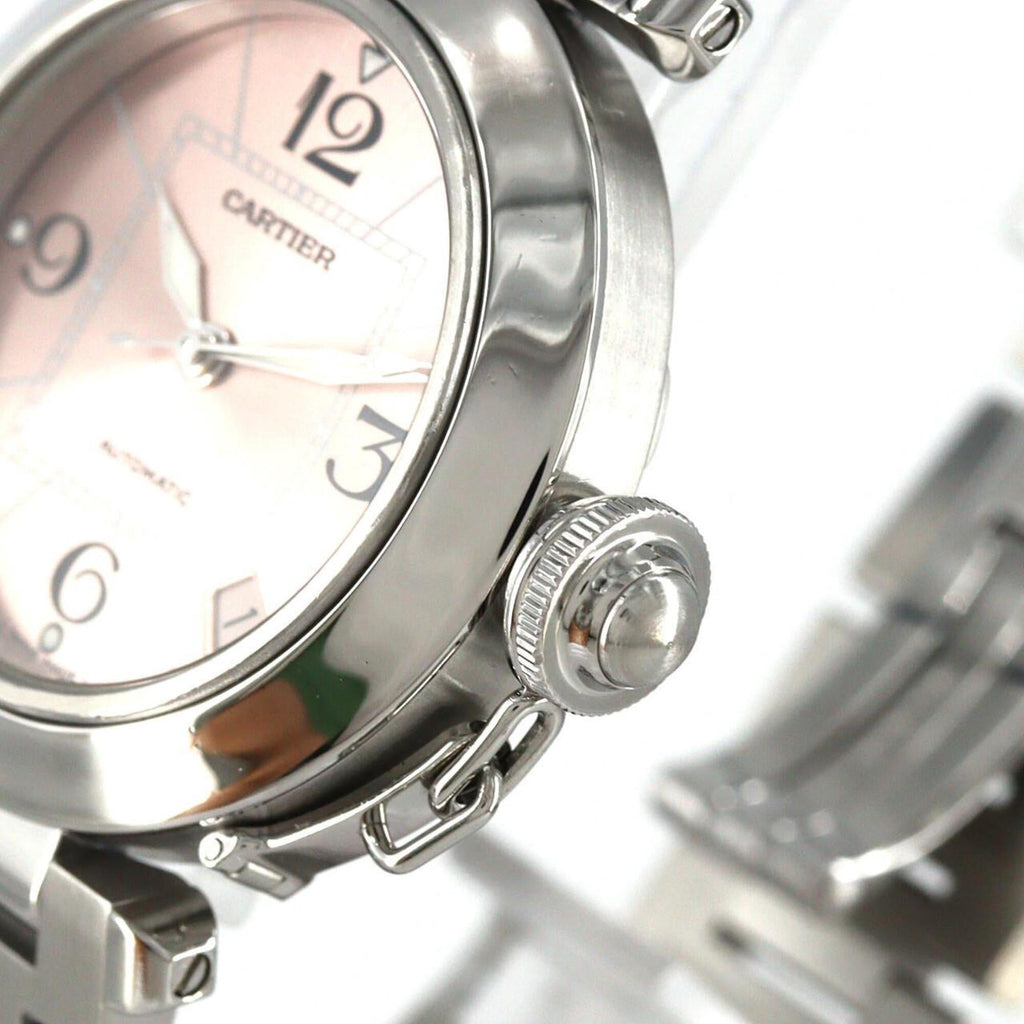 Pre-Owned Cartier Pasha C W31075M7 Stainless Steel Automatic Watch