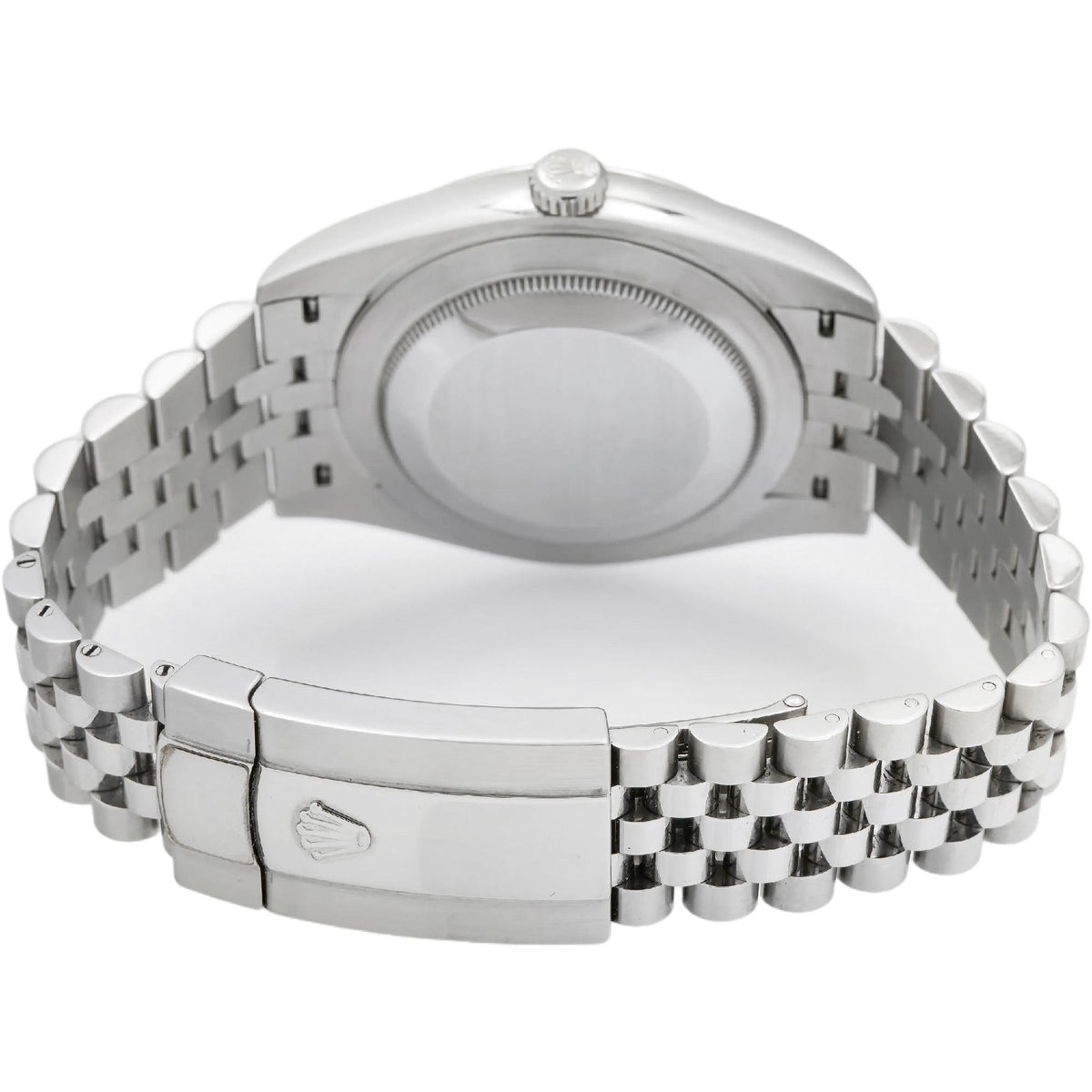 Pre-Owned Rolex Datejust 41MM 126300 Wimbledon Gray Roman Dial Smooth Bezel Stainless Steel Jubilee Bracelet