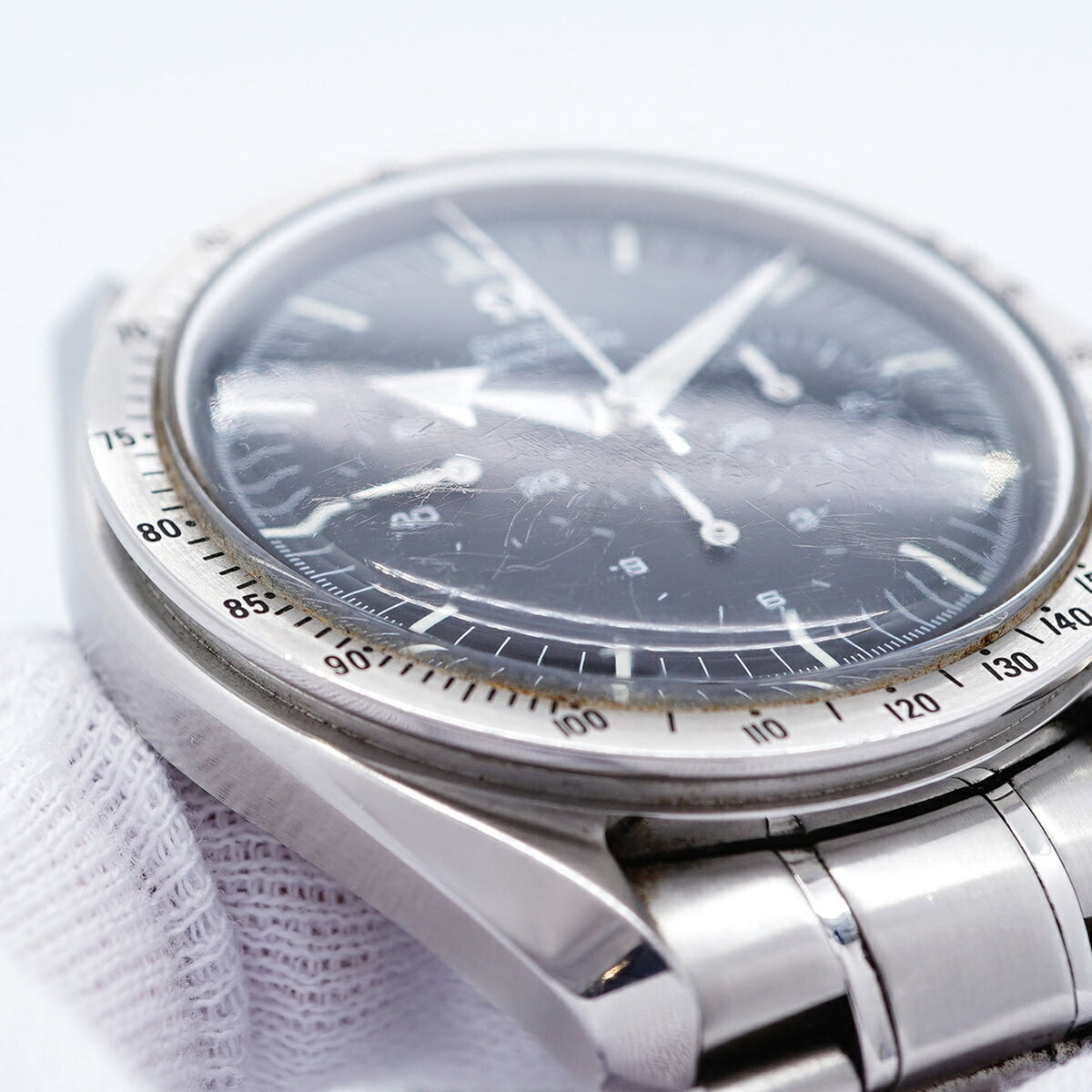 Pre-Owned Omega Speedmaster First Replica 3594.50 Black Dial Men's Watch