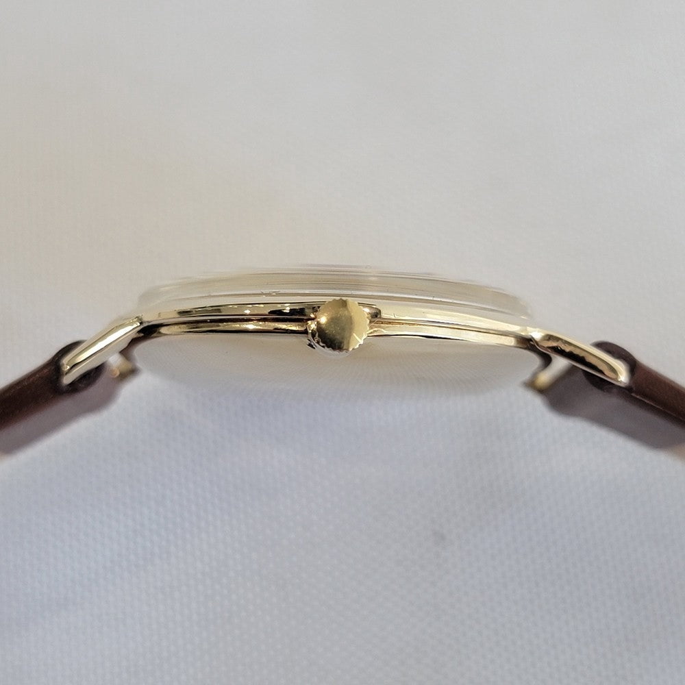 Pre-Owned Omega 14k Solid Gold Cal 600 Mens 33mm 1960s Manual Wind Dress Watch RA667
