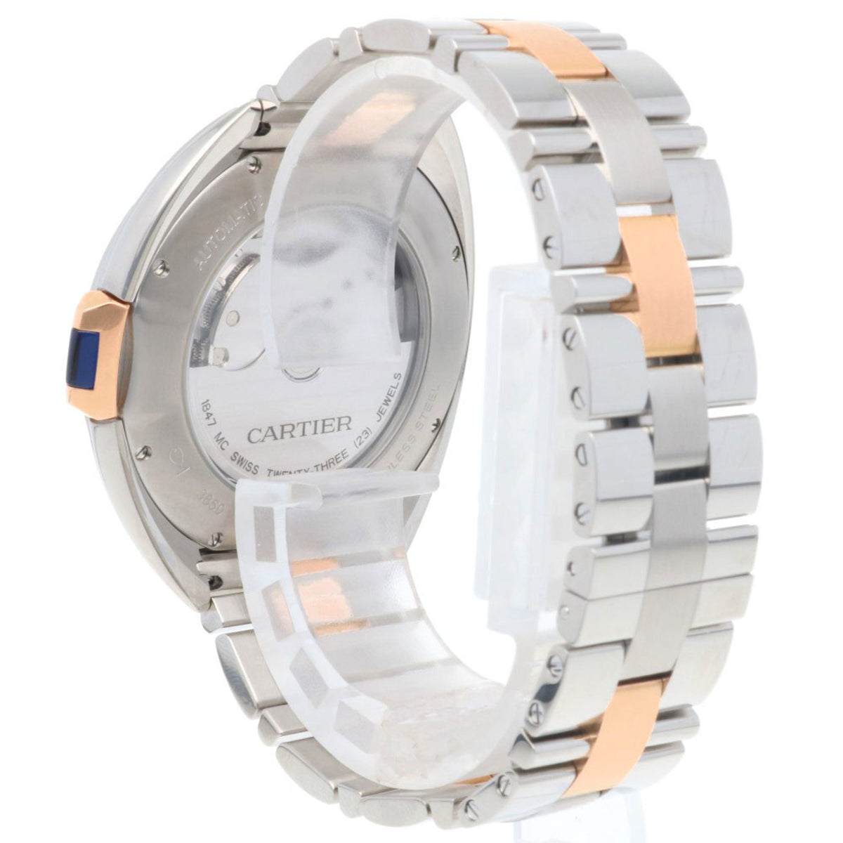 Pre-Owned Cartier Clé de Watch Stainless Steel 3850 Automatic Men's CARTIER... (Good)