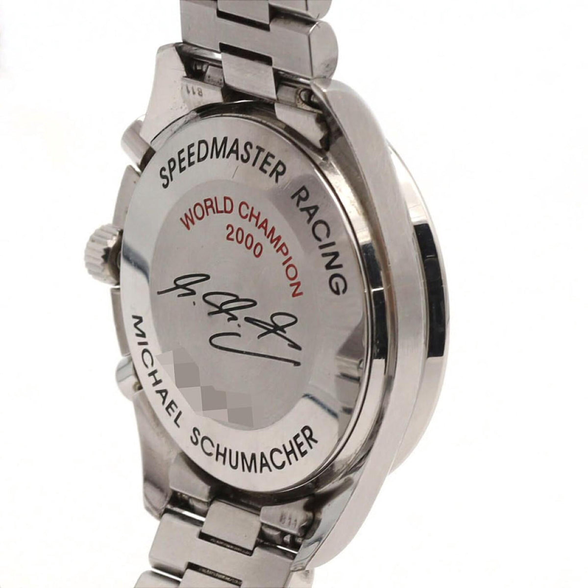 Pre-Owned Omega Speedmaster Racing Michael Schumacher Limited 3517.30 Stainless Steel Automatic...
