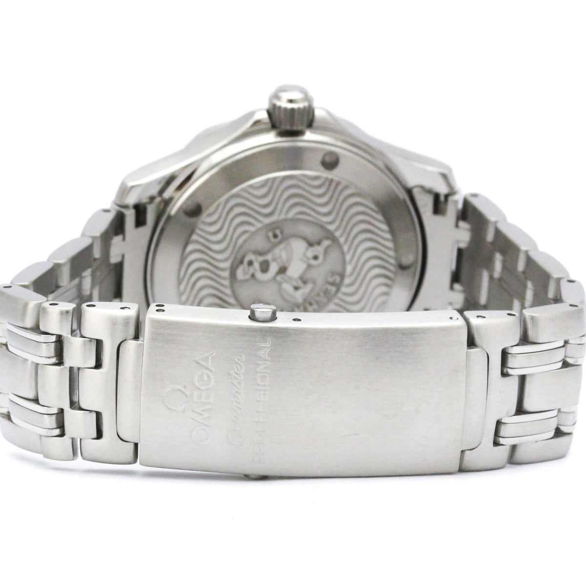 Pre-Owned OMEGA Seamaster Professional 300M Steel Mid Size Watch 2561.80 Polished