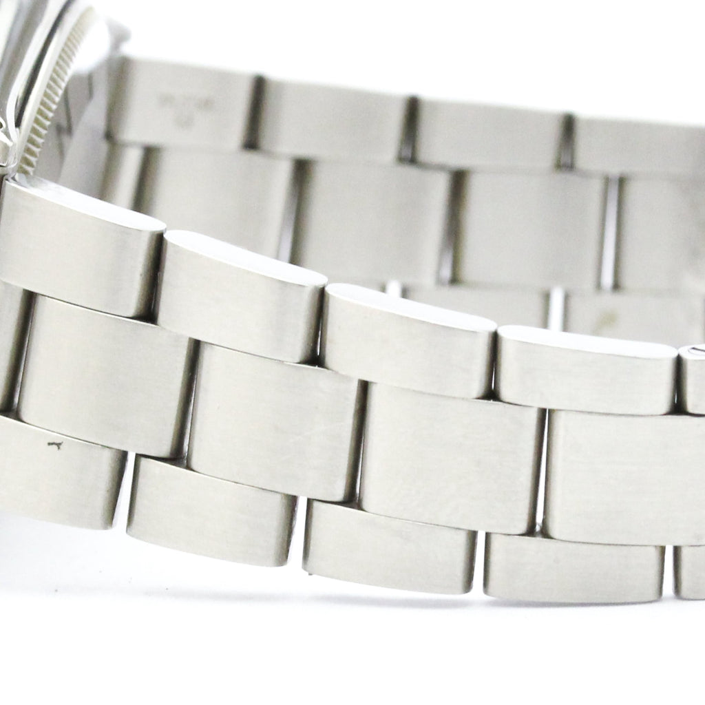 Pre-Owned ROLEX Oyster Perpetual 1007 Steel Automatic Mens Watch Vintage