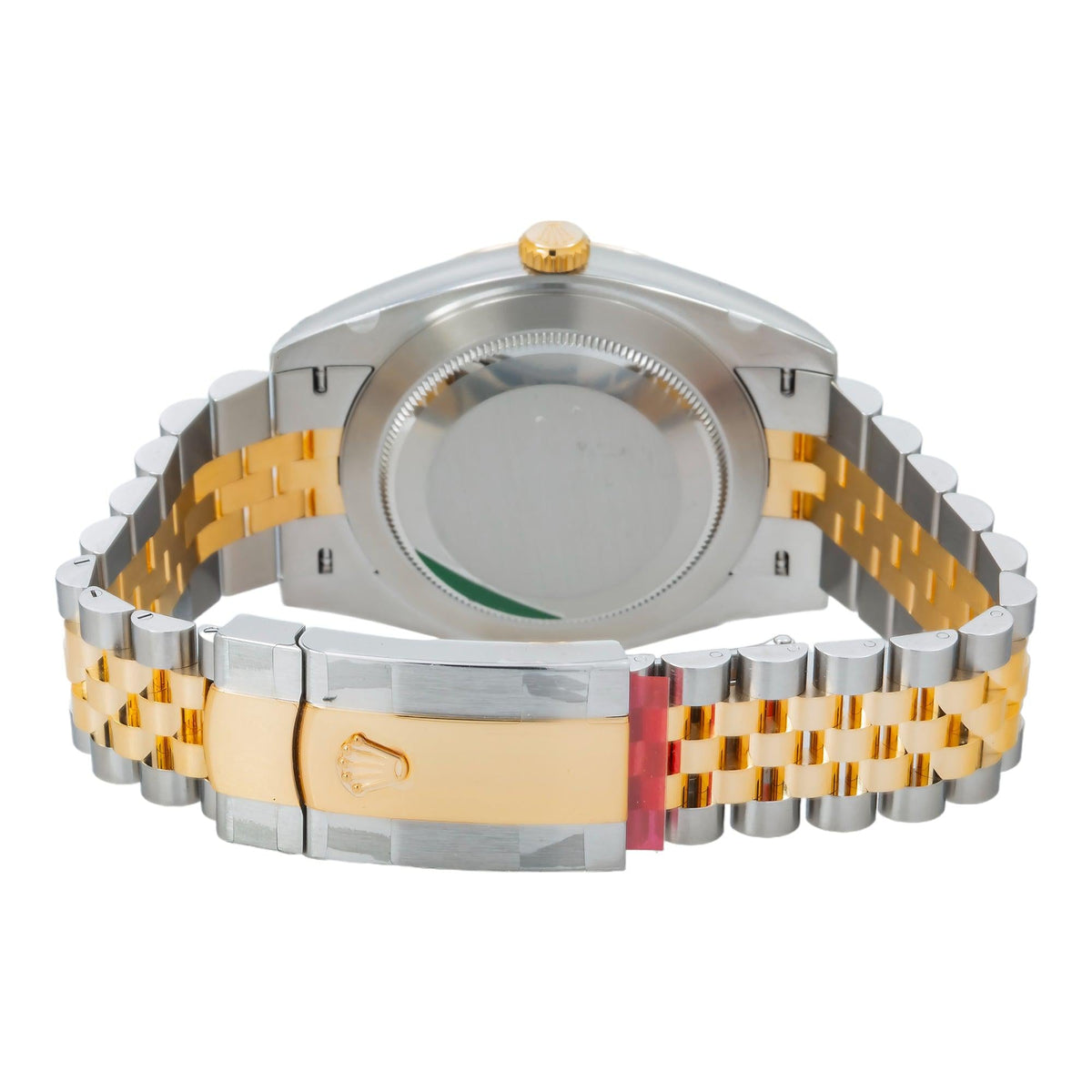 Pre-Owned Rolex Datejust 41MM 126333 Champagne Motif Dial Fluted Bezel Two Tone Yellow Gold Jubilee Bracelet