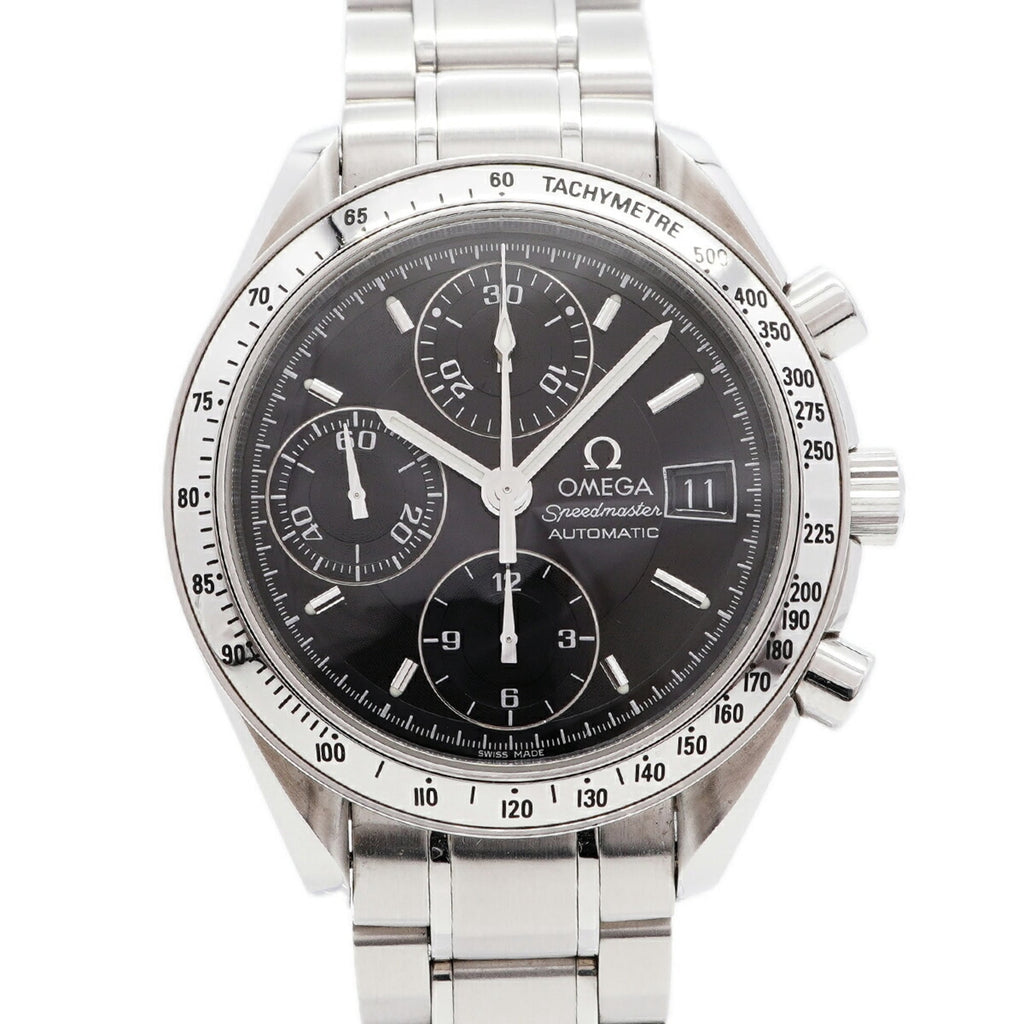 Pre-Owned Omega Speedmaster Date 3513.50 Black Dial Men's Watch