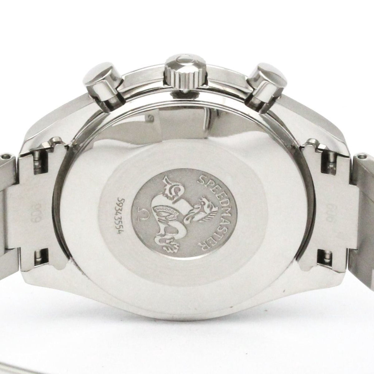 Pre-Owned OMEGA Speedmaster Automatic Pink MOP Dial Steel Watch 3502.78 Polished