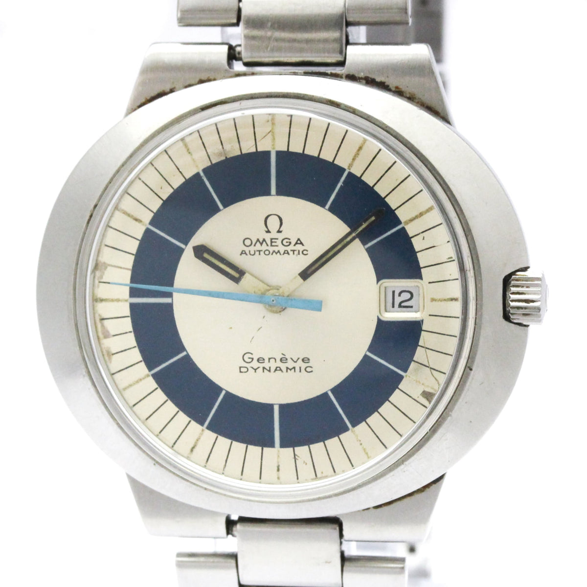 Pre-Owned OMEGA Geneve Dynamic Cal 565 teel Automatic Watch 166.039 Vintage