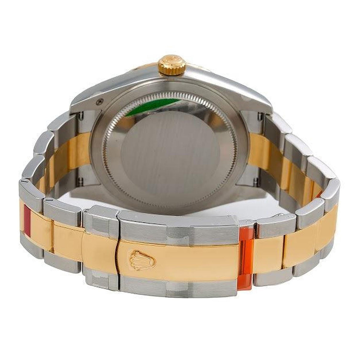 Pre-Owned Rolex Sky-Dweller 42MM 326933 White Dial Fluted Bezel Two Tone Yellow Gold Oyster Bracelet