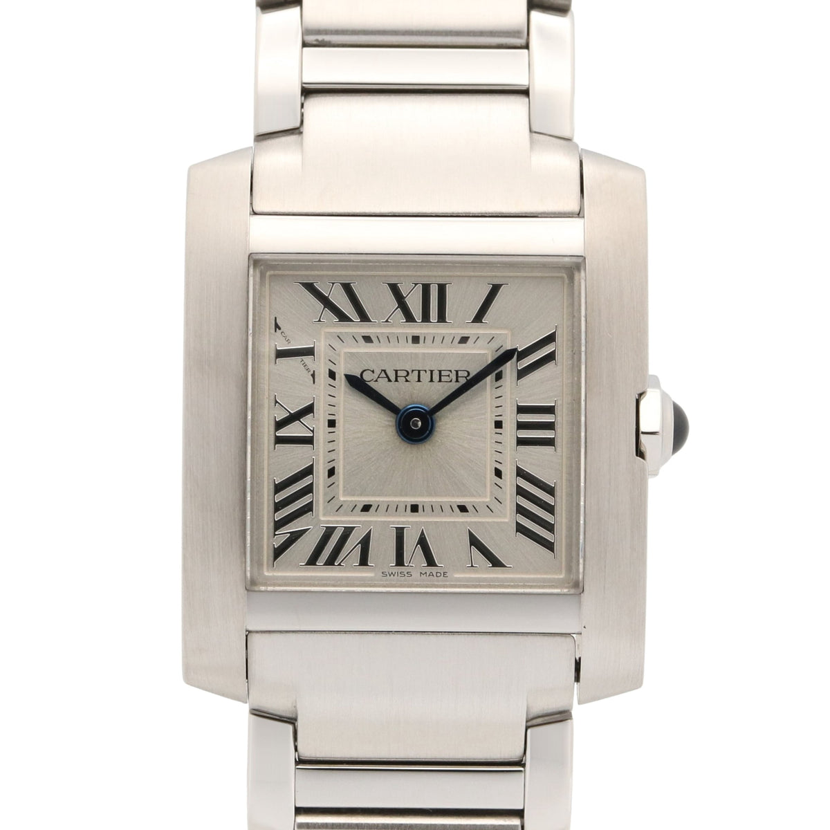 Pre-Owned Cartier Tank Française SM Watch, Stainless Steel, Ladies, Silver Tone, WSTA0065