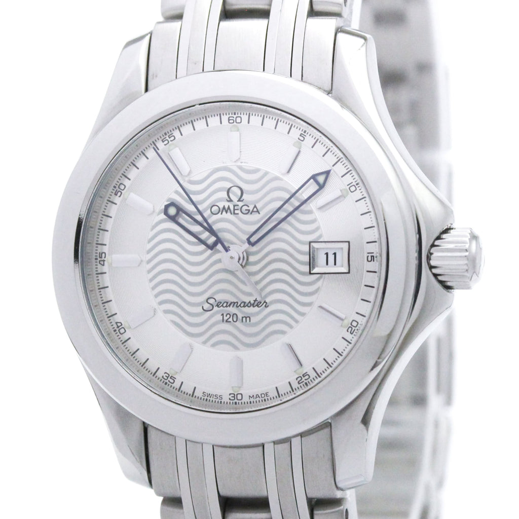 Pre-Owned OMEGA Seamaster 120M Steel Quartz Ladies Watch 2571.31 Polished