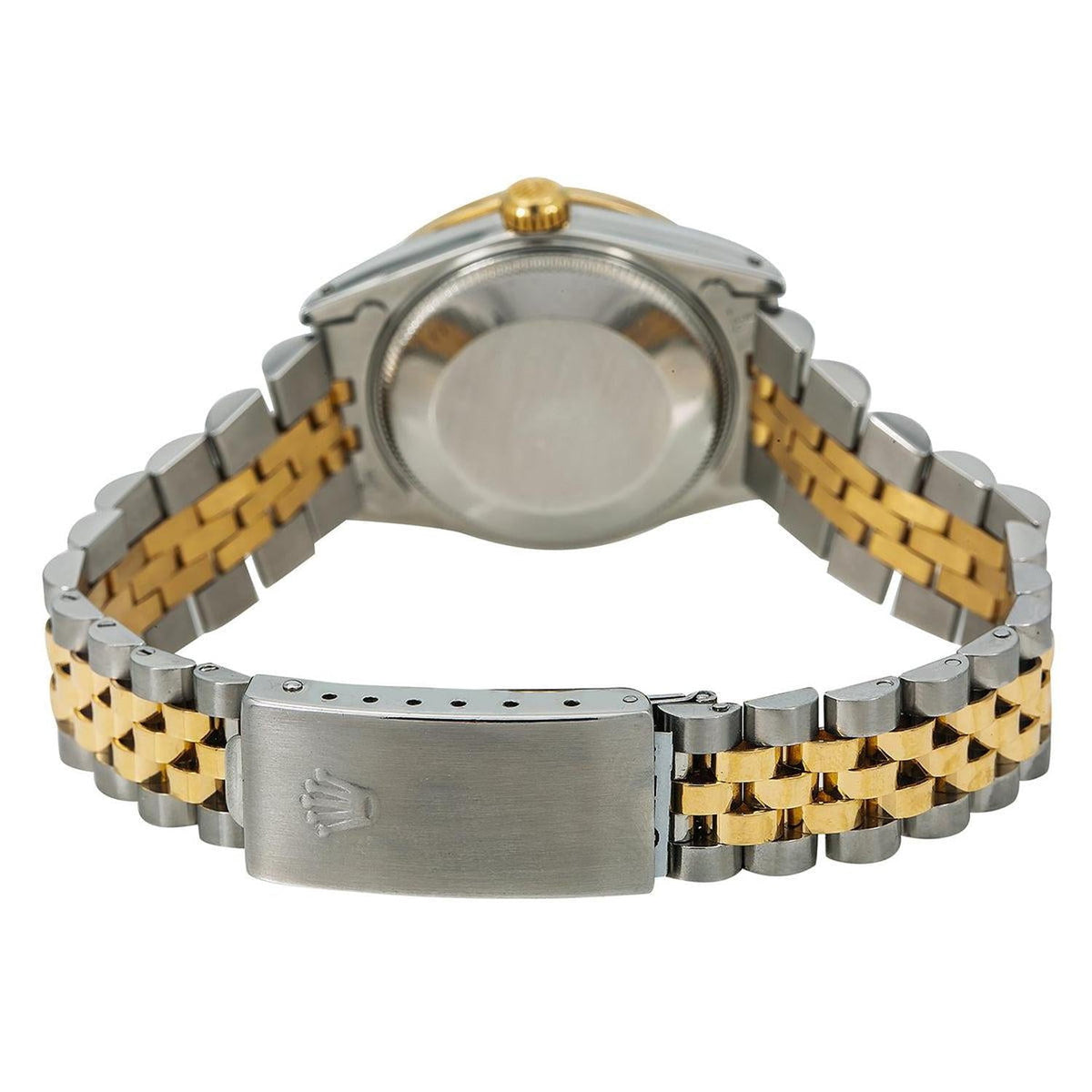 Pre-Owned Rolex Datejust 31MM 6824 Champagne Diamond Dial Diamond Bezel Two Tone Yellow Gold Jubilee Bracelet 1.05ct