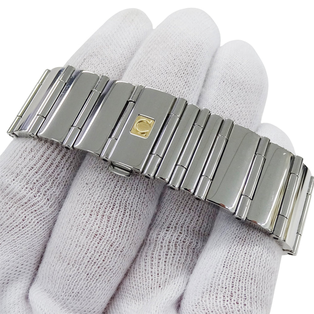 Pre-Owned Omega Constellation Carre Quadra 1528.46 Women's Watch, Brand Name, Diamond, Quartz...