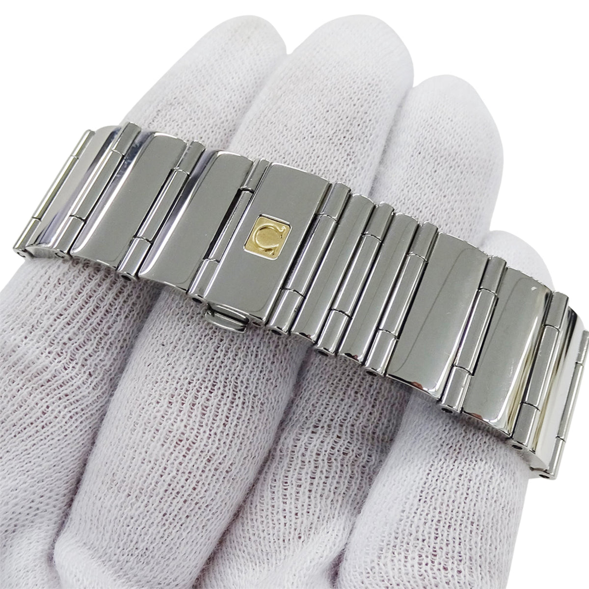 Pre-Owned Omega Constellation Carre Quadra 1528.46 Women's Watch, Brand Name, Diamond, Quartz...