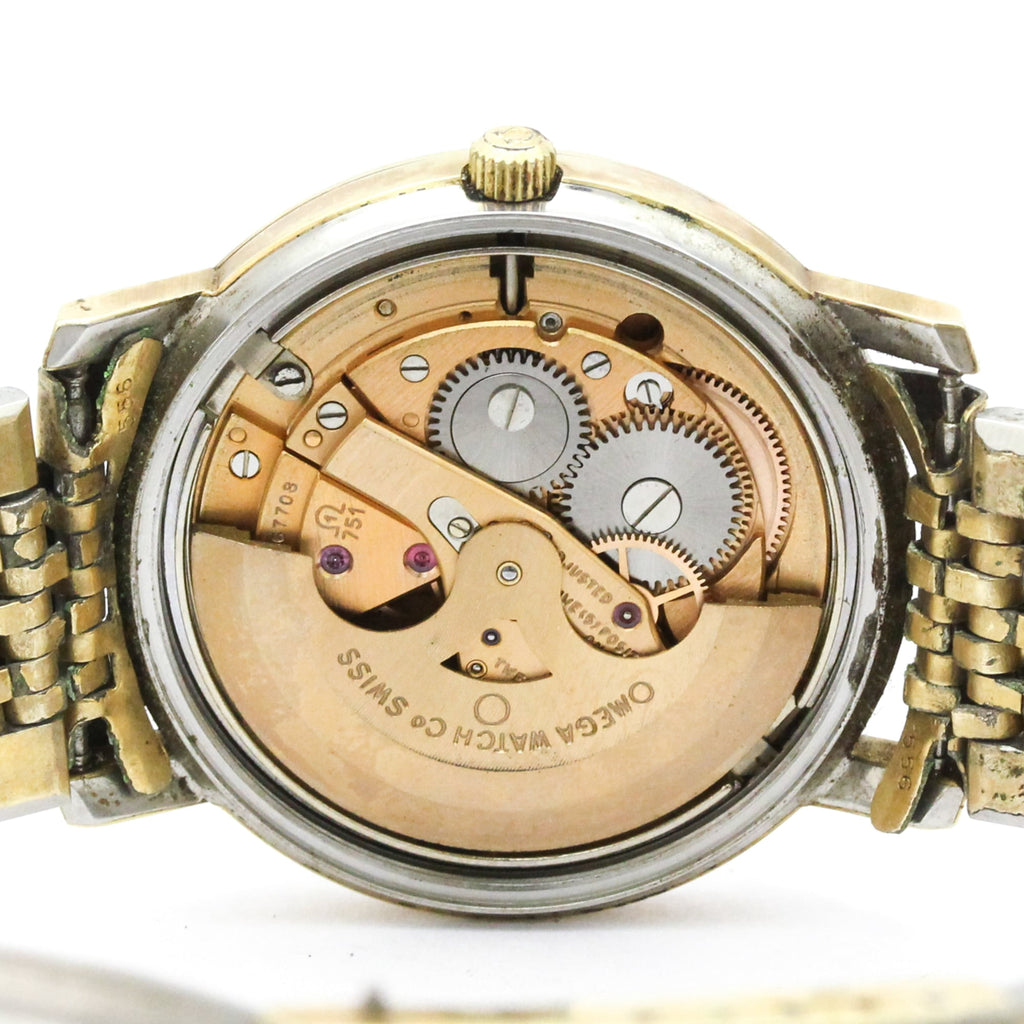 Pre-Owned OMEGA Constellation Day Date Cal 751 Gold Plated Automatic Mens Watch 168.016 Vintage