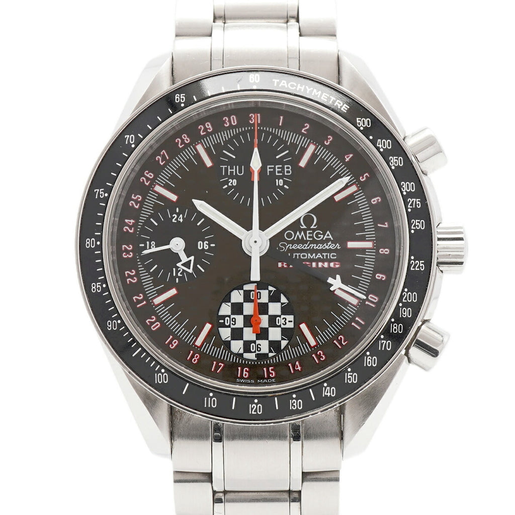 Pre-Owned Omega Speedmaster Racing Schumacher 3529.50 Black Dial Men's Watch
