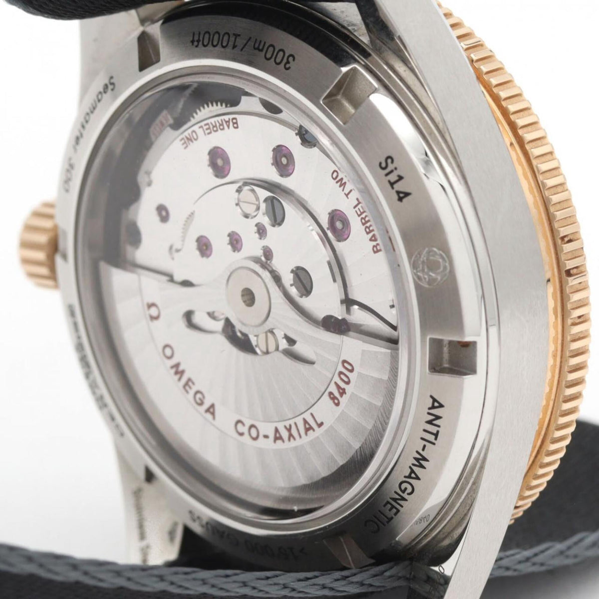 Pre-Owned Omega Seamaster 300 PG Combination 233.20.41.21.10.001 SSxPG Automatic Watch