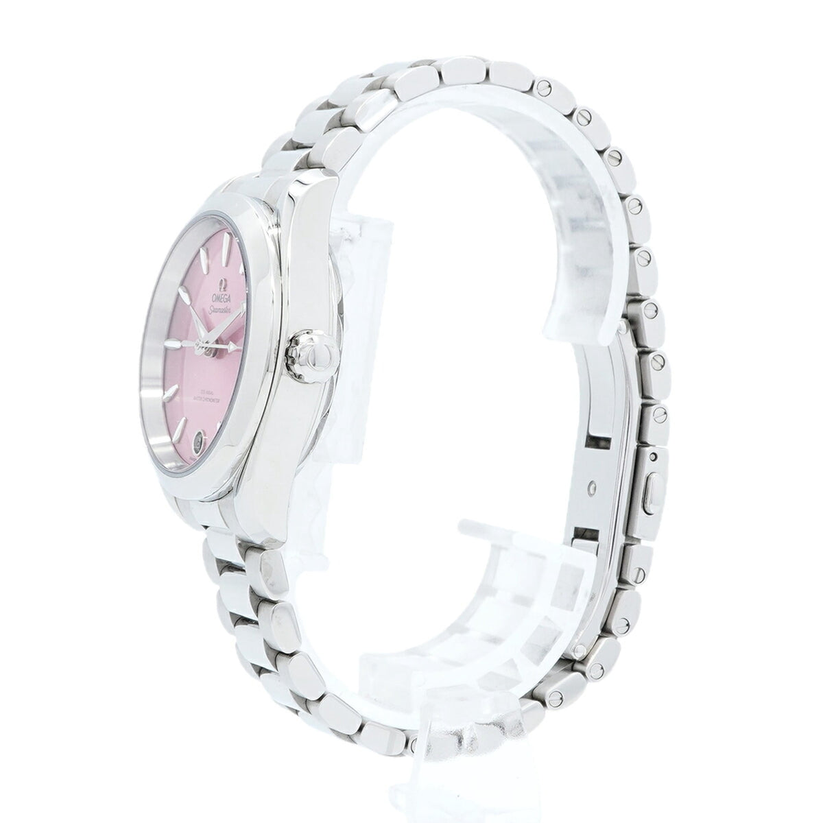Pre-Owned Omega Seamaster Aqua Terra 220.10.34.20.10.003 Pink Dial Watch (Men's & Women's)